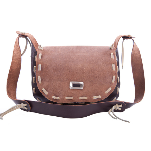 Mexico Brown Handmade Leather Bag - Picture 5 of 8